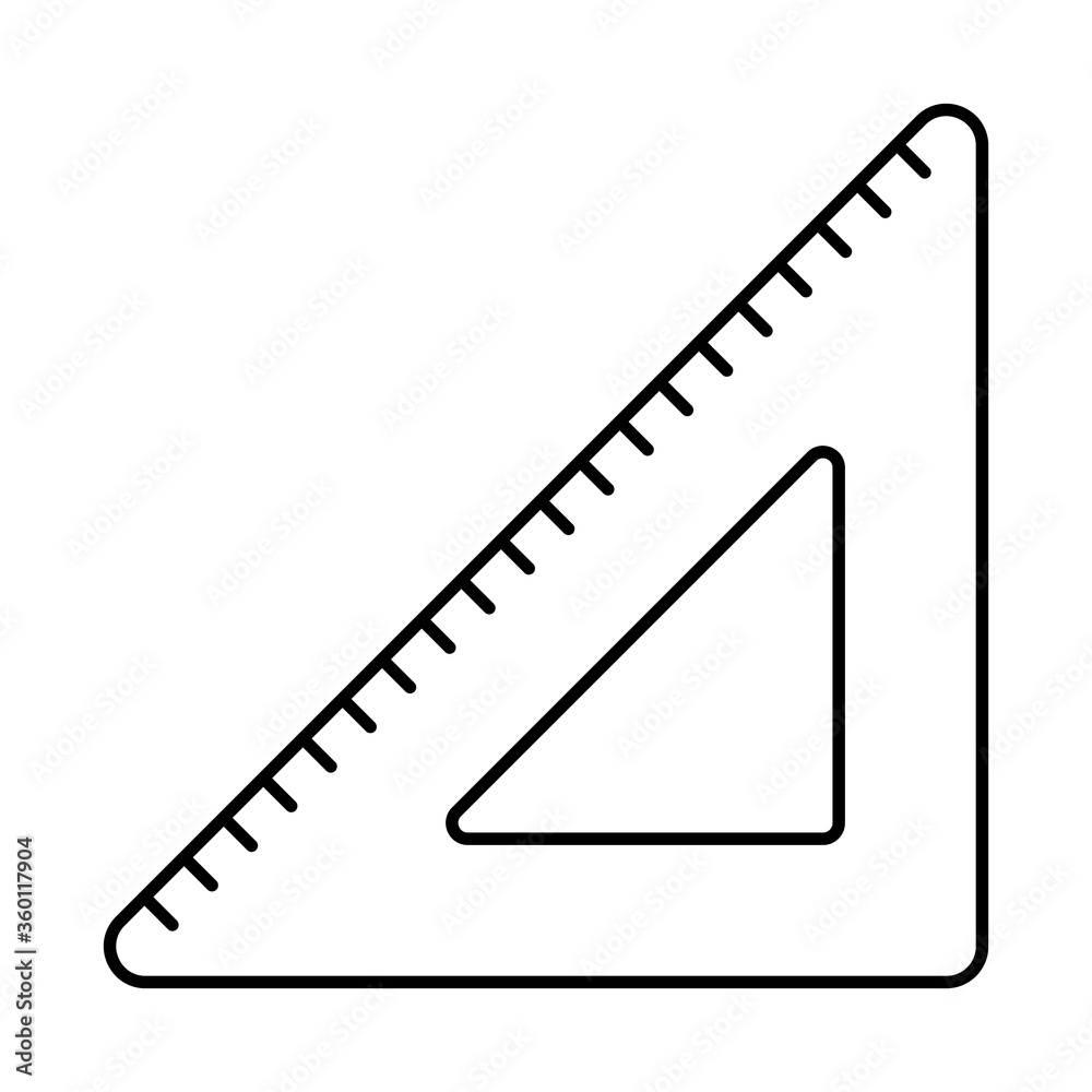 ruler line style icon vector design ruler line style icon vector design