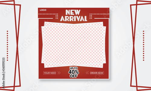 social media post Furniture advertising promotion facebook Instagram LinkedIn story template design