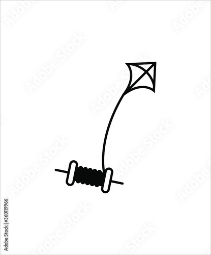 kite icon,vector best flat icon.