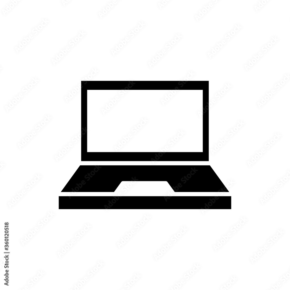 laptop icon logo illustration design laptop icon logo illustration design