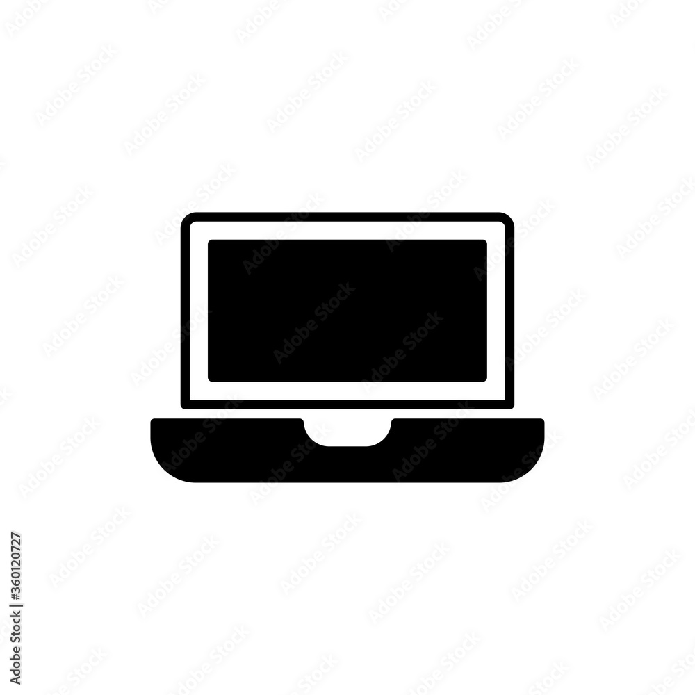 laptop icon logo illustration design laptop icon logo illustration design