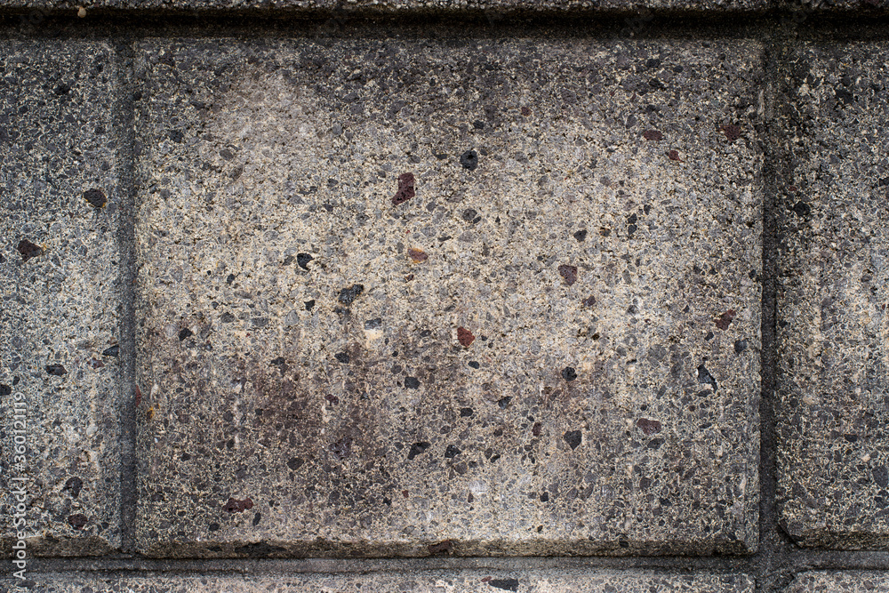 Naklejka premium 古い石の壁の背景素材