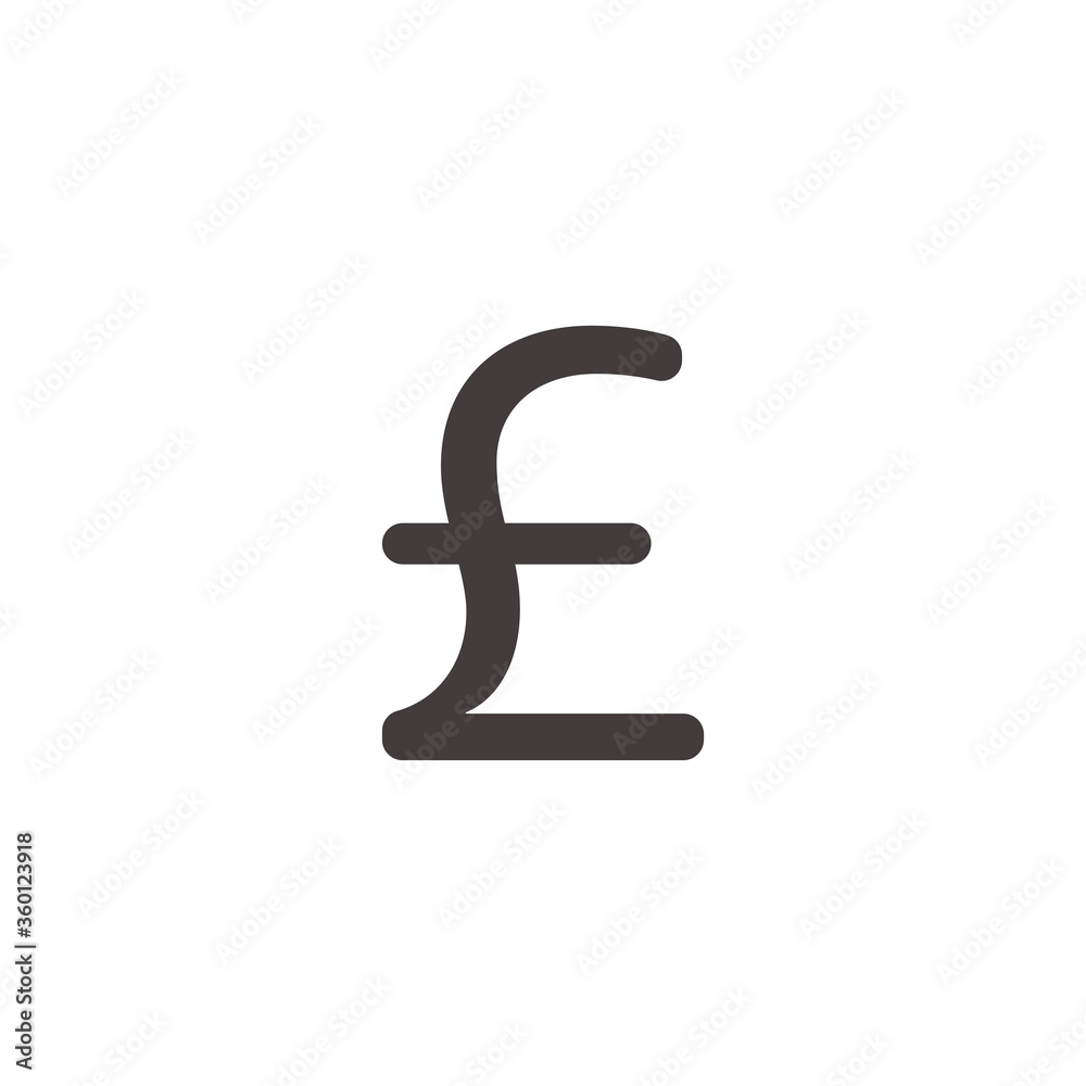 Pound Icon Isolated On White Background. Cash Symbol Modern Simple Vector Icon For Web Site Or Mobile App Pound Icon Isolated On White Background. Cash Symbol Modern Simple Vector Icon For Web Site Or Mobile App