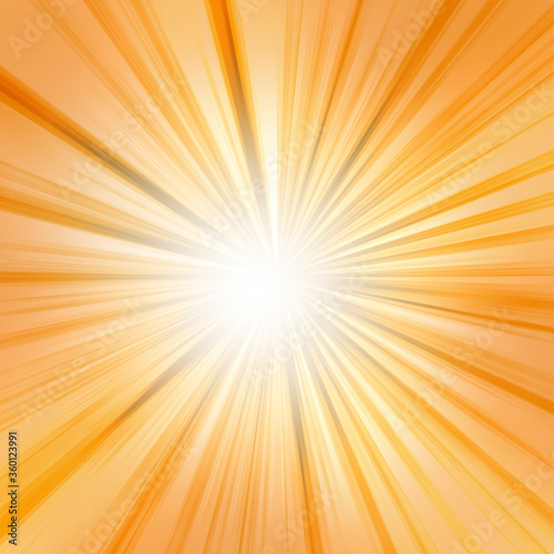 放射状の光線　放射光　閃光　光線　輝く　神々しい　放射