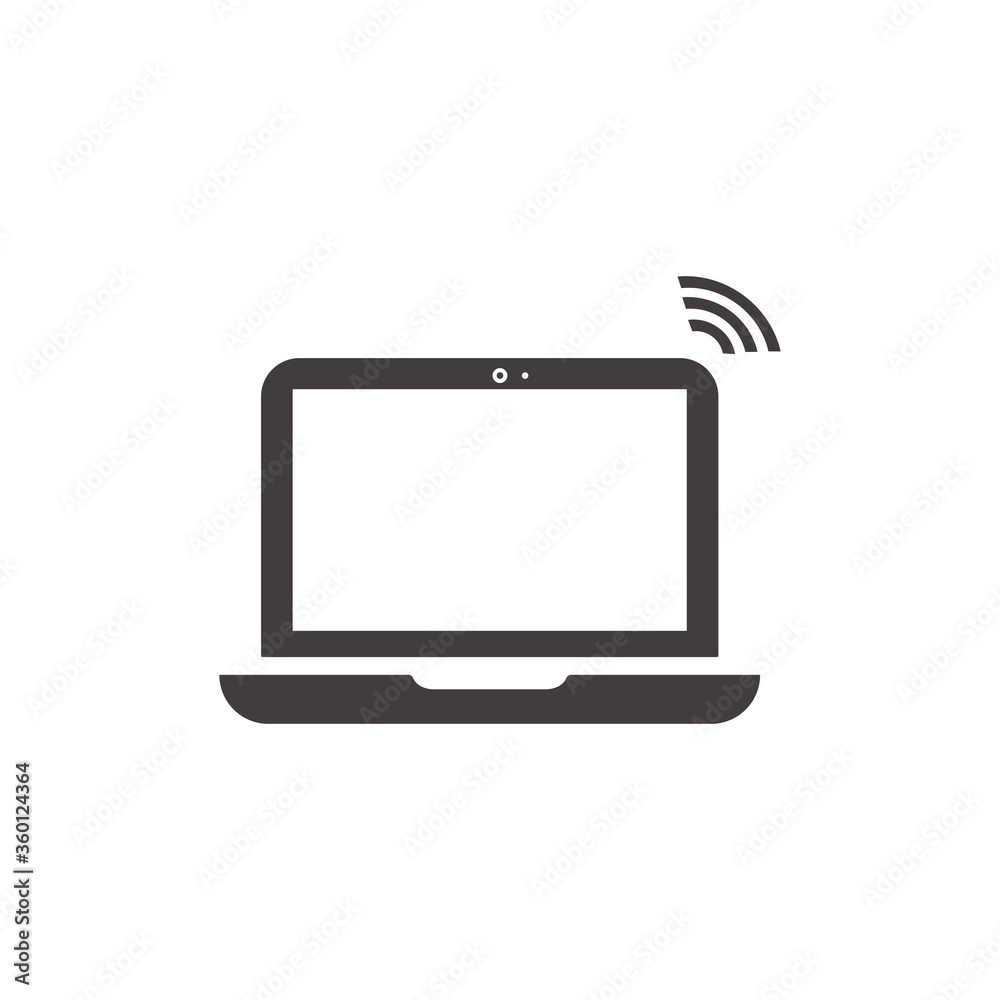 Laptop icon. Computer symbol modern simple vector icon for website design, mobile app, ui. Vector Illustration Laptop icon. Computer symbol modern simple vector icon for website design, mobile app, ui. Vector Illustration