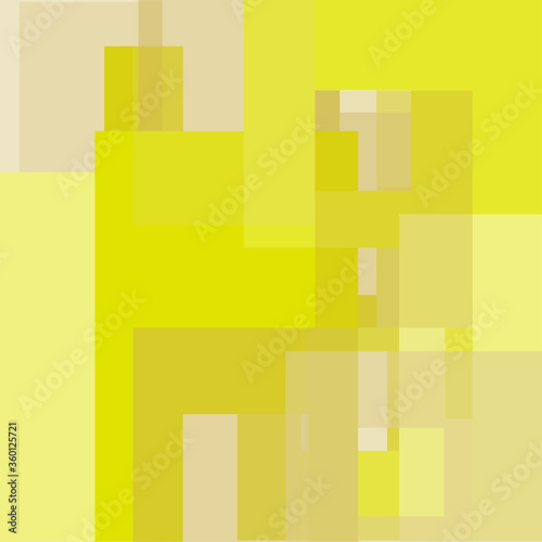 Abstract vector geometric background in yellow tones