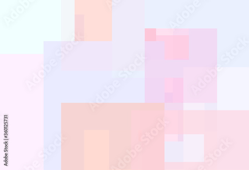 Abstract vector geometric background in pastel tones
