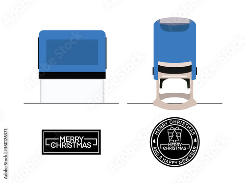 Automatic Stamp - Self-inking office Stamps. Rubber stamp with brush print  cuttable, usable, rubber stamp (Ready for laser cutting)