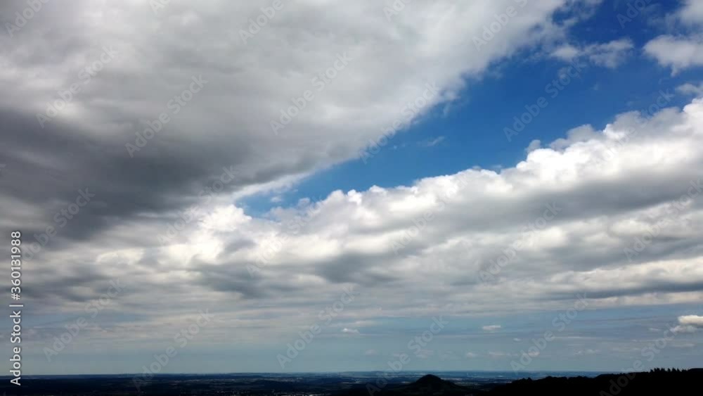 Wolken über der Schwäbischen Alb - Zeitraffer Wolken über der Schwäbischen Alb - Zeitraffer