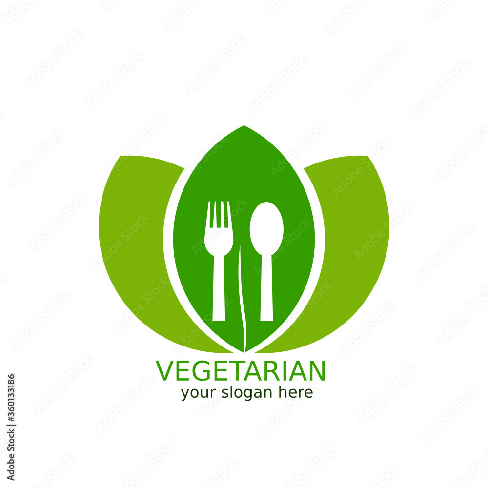 vector illustration logo of a fork and spoon vector illustration logo of a fork and spoon