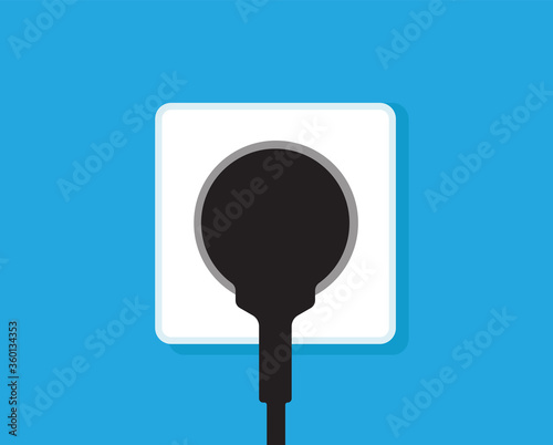 Power outlet icon vector design