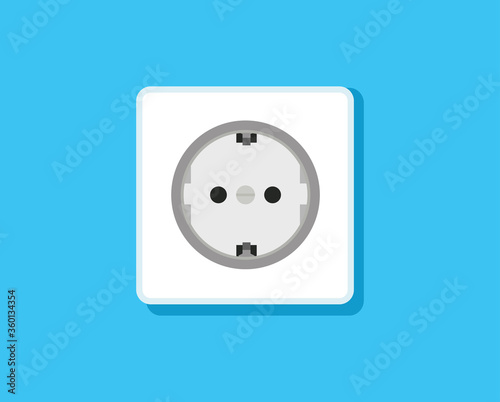 Power outlet icon vector design