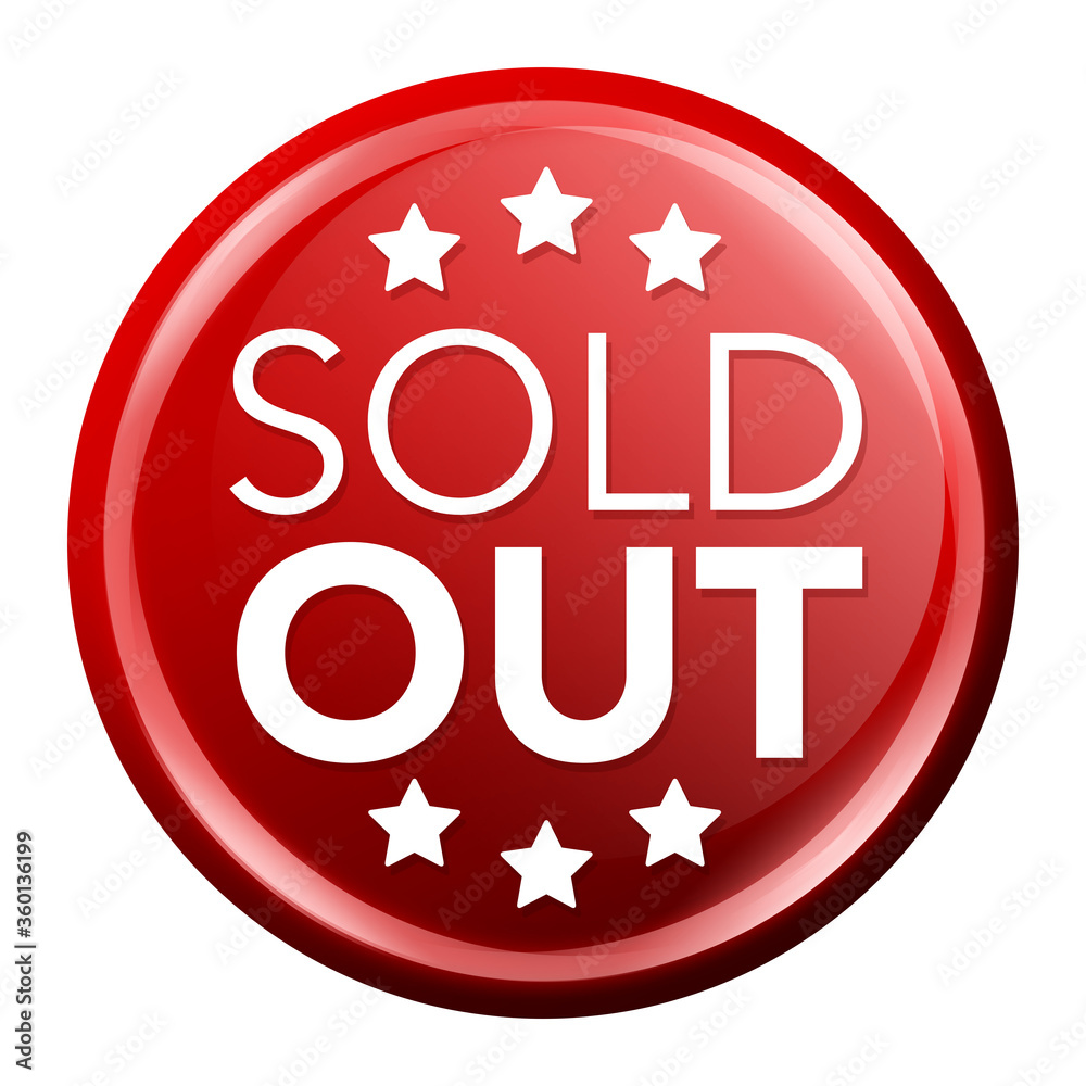 Sold out Button. Round glossy Online Shopping Badge. Sold out Button. Round glossy Online Shopping Badge.