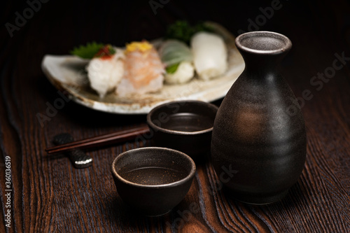 日本酒とお寿司