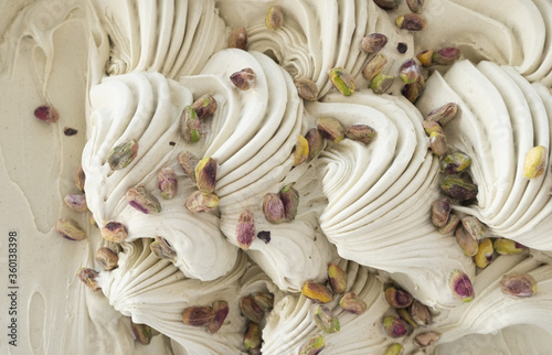 Fotografia Organic, handcrafted, artison Italian gelato ice cream made with authentic Itali
