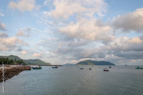 One of beautiful coast in Con Dao island photo