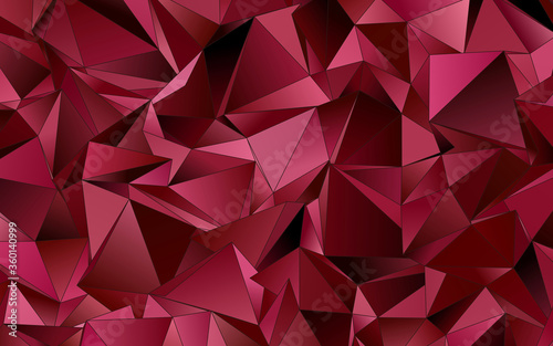 Abstract Low-Poly background. triangulated texture. Design 3d. Polygonal geometrical pattern. Triangular modern style