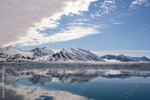 Arctic glacier landscape-Svalbard, Northern Norway 