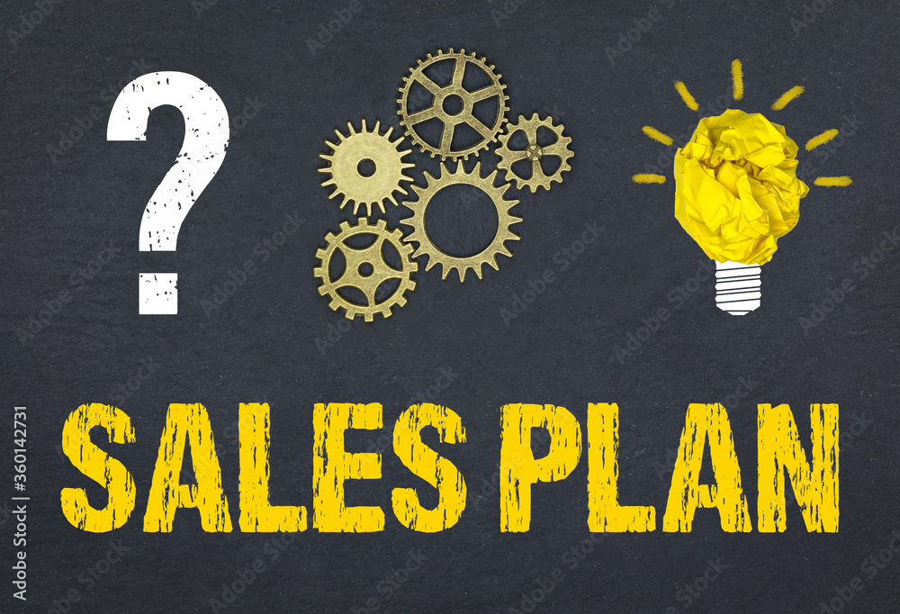 Obraz premium Sales Plan