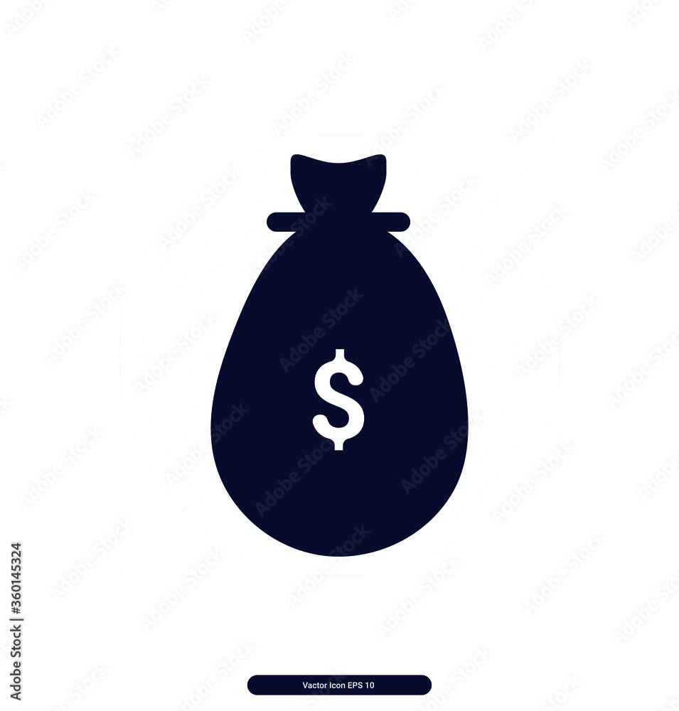 bag with money bag with money