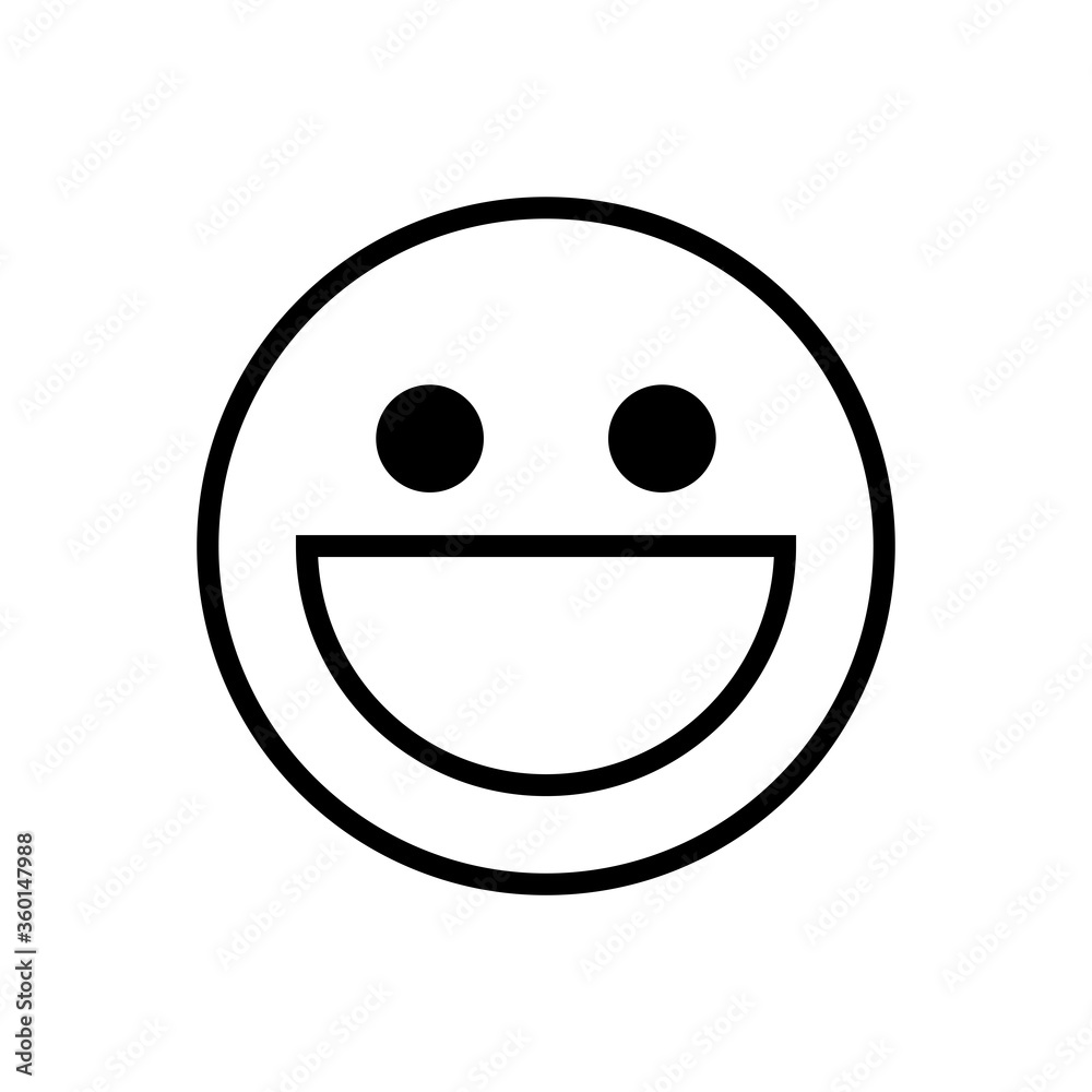 emoticon - emoji icon vector design template emoticon - emoji icon vector design template