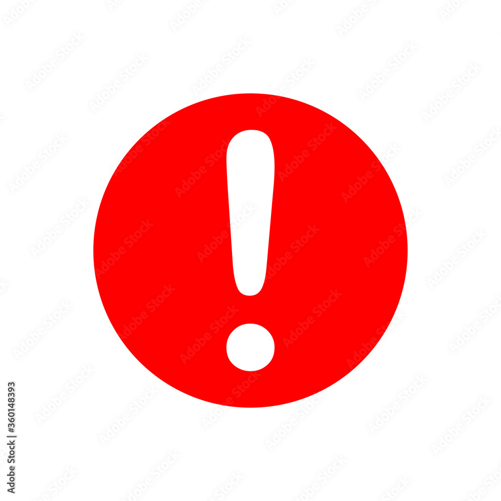 exclamation symbol icon vector design template exclamation symbol icon vector design template