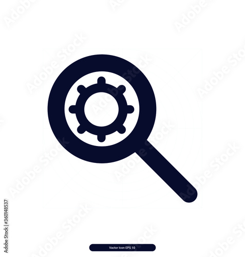 Serach Gear Icon