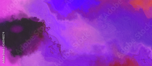 abstract watercolor background with watercolor paint with dark orchid  blue violet and very dark magenta colors and space for text or image