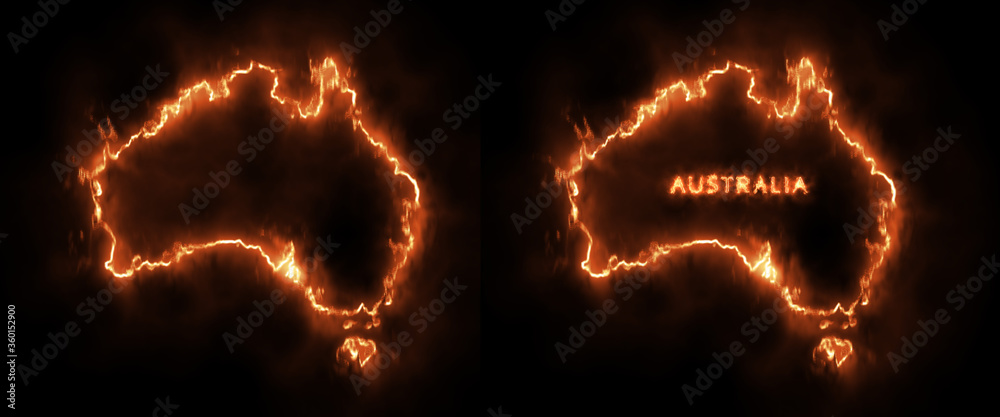 Australia on fire under bushfire problem conceptual design Australia on fire under bushfire problem conceptual design