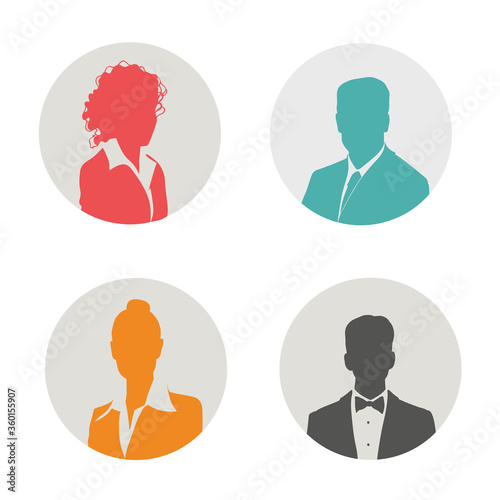 People icon. Vector illustration.