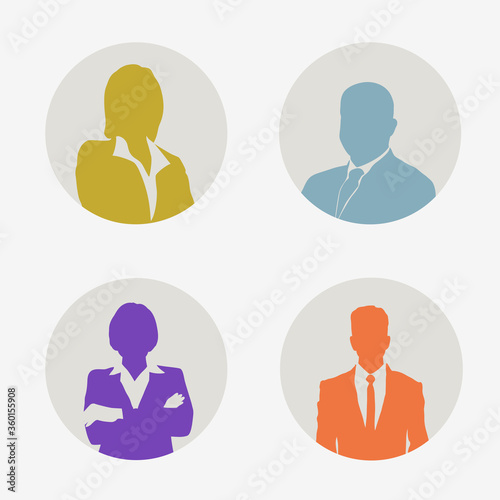 People icon. Vector illustration.
