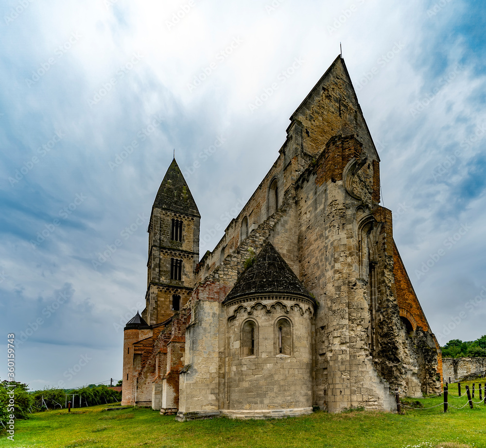 Zsambek church ruin, Hungary