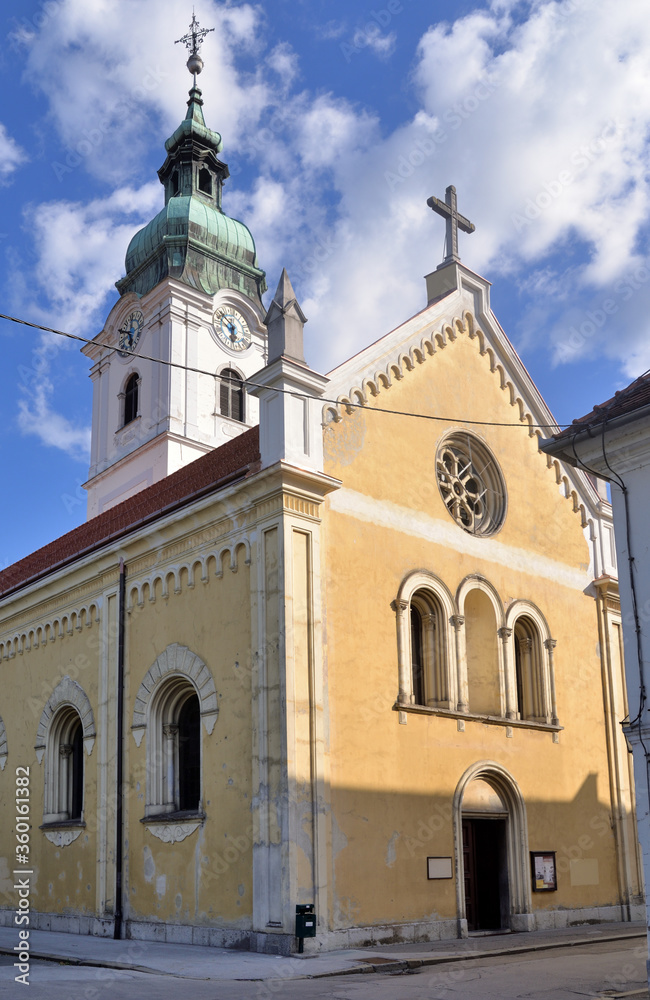 THE CHURCH OF HOLY TRINITY IN KARLOVAC, CROATIA. 