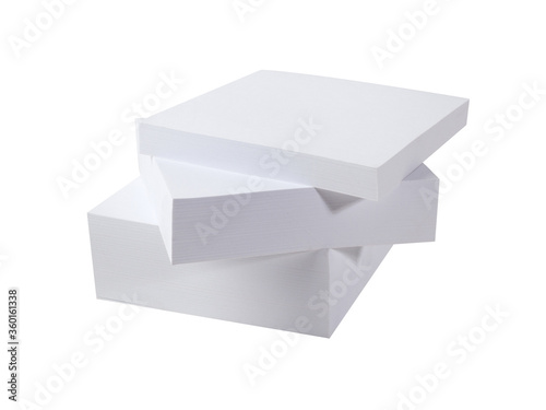 фотографія Block of memo papers isolated
