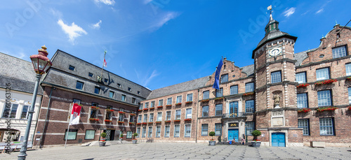 Düsseldorf, historic house front in the old town, interesting place