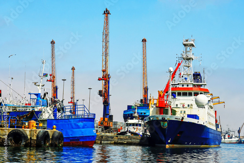 Fischereihafen von Walvis Bay , Namibia
