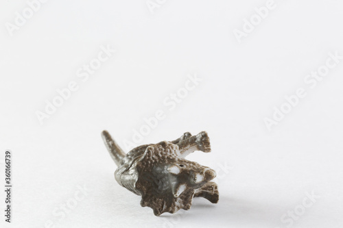 A toy triceratops