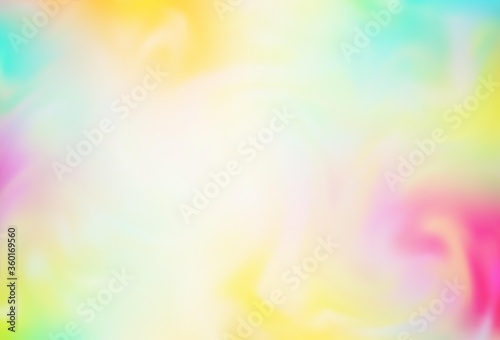 Light Multicolor vector colorful blur backdrop. Abstract colorful illustration with gradient. New design for your business.