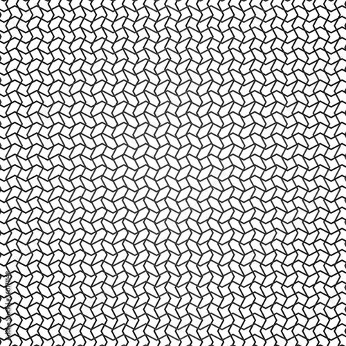 Grating, lattice pattern. Abstract mosaic grid, mesh background with square shapes. Black and white design element. Simple vector illustration for your design.