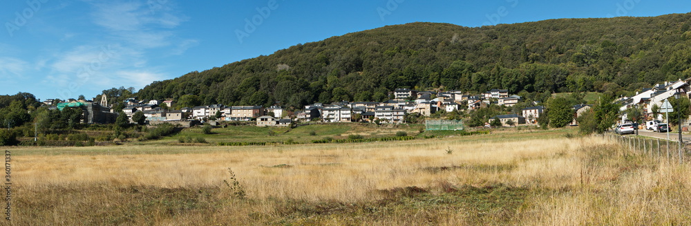 Village San Martin de Castaneda at Lago de Sanabria near Galende,Zamora,Castile and León,Spain,Europe
