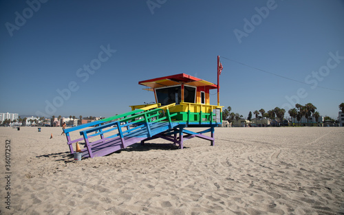 The Venice Pride Lifeguard Tower © Jay De Winne