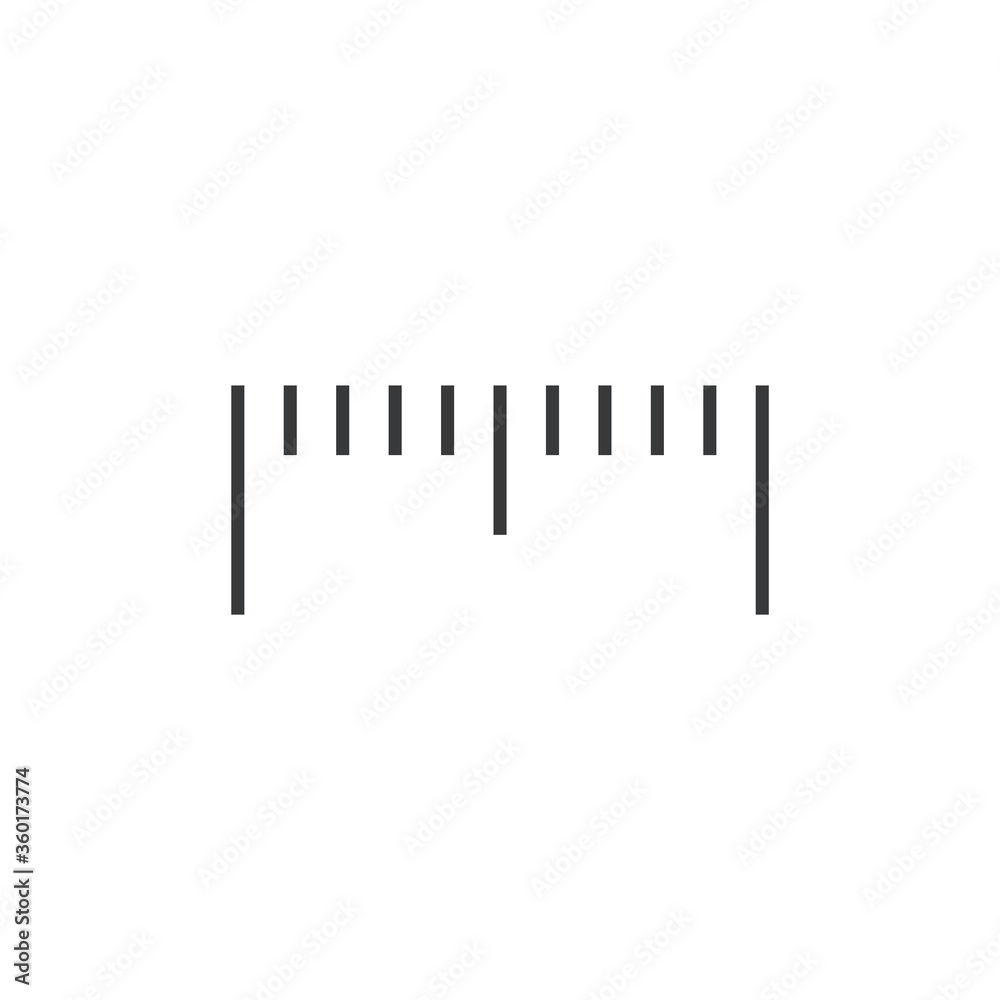 Transparent Scale Ruler Metric