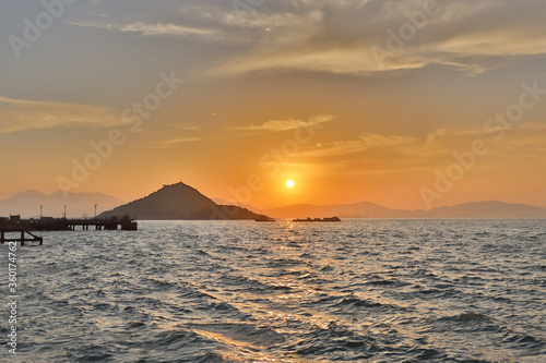 29 April 2020 view at Kennedy Town, Belcher Bay , Hong Kong photo