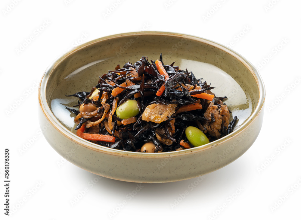 Japanese Prepared Foods. Hijiki Nimono Japanese Prepared Foods. Hijiki Nimono