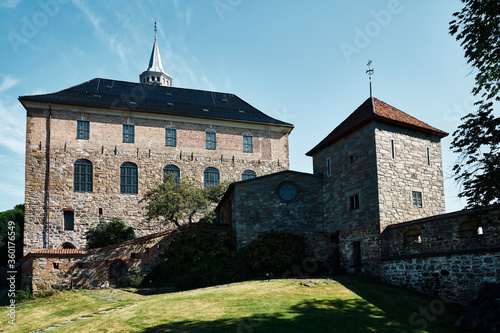 Akershus Fortress. High resolution photo shot with 61 megapixels camera. 