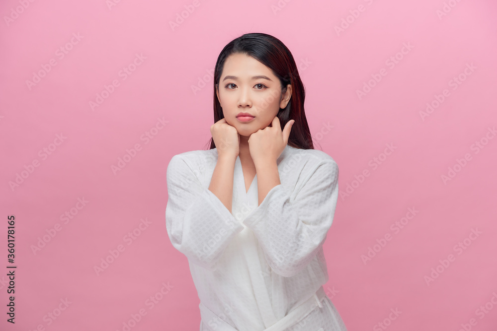 asian beauty woman smile to you with healthy teeth and skin asian beauty woman smile to you with healthy teeth and skin