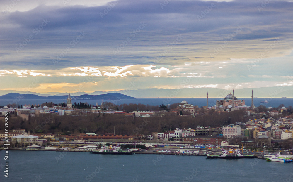 cloudy Istanbul