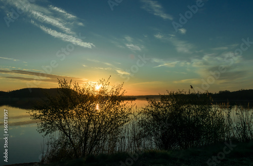 Sonnenaufgang am Niegripper See