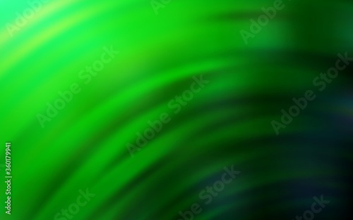 Light Green vector pattern with bent lines. Geometric illustration in abstract style with gradient. A completely new template for your design.