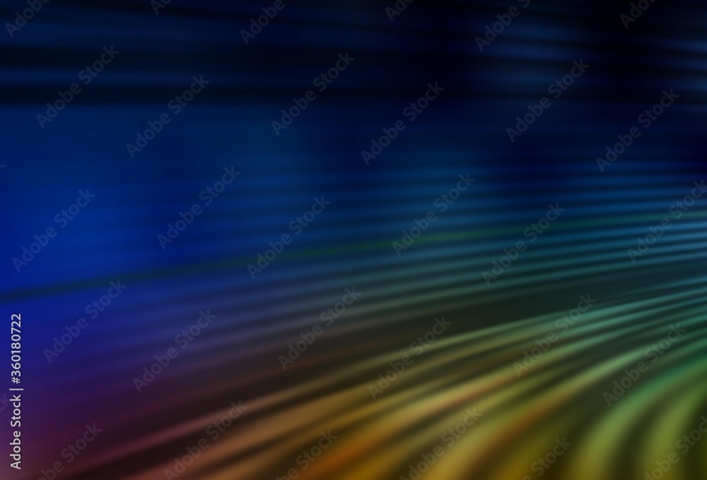 Dark Multicolor vector modern elegant background. Colorful illustration in abstract style with gradient. The best blurred design for your business.